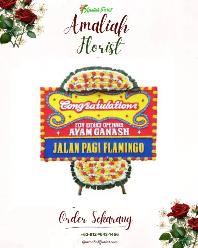 Bunga Papan Congratulation di Mauk Barat